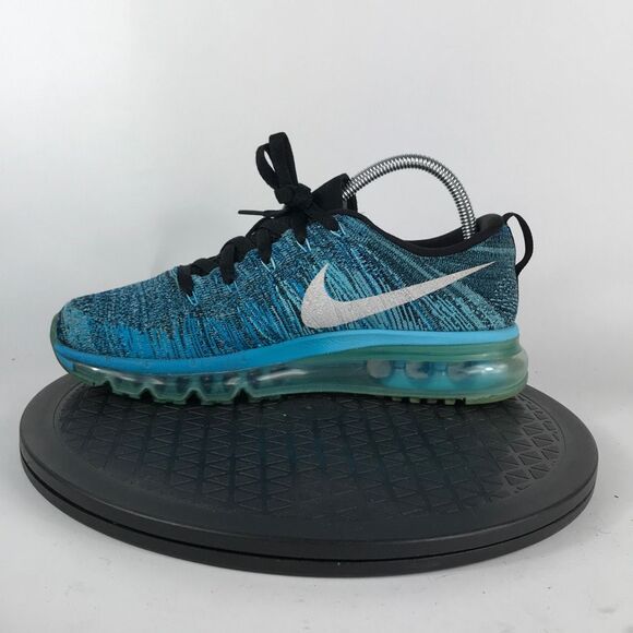 Nike Air Max 2015 FlyKnit Tide Pool Blue Running Shoes 620659-003 Women Size 8.5 - Picture 9 of 12
